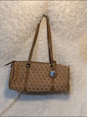 Dooney & Bourke Tan Logo Shoulder Bag